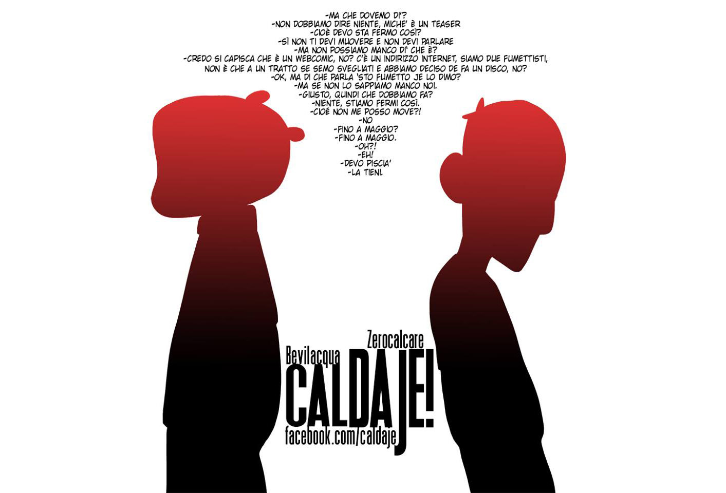 Caldaje, il nuovo progetto a fumetti di Giacomo Bevilacqua e ZeroCalcare