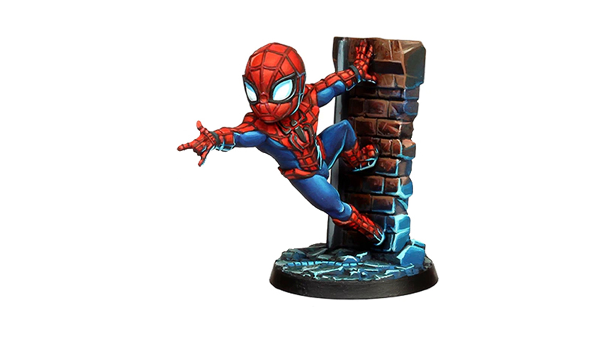 Marvel United - La miniatura di Spider-Man dipinto da BigChild Creations